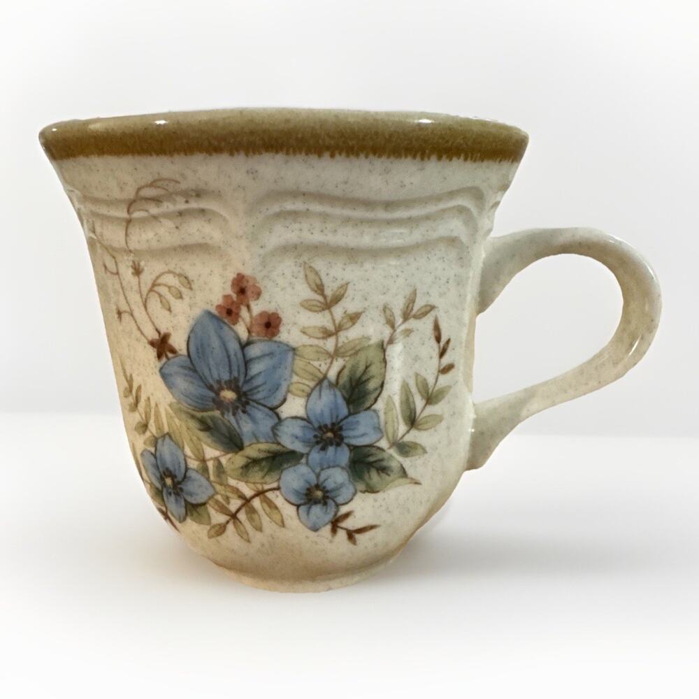 Set of 6 - Vintage Mikasa Garden Club Day Dreams Tea Cup - Mug EC 461 Japan MINT - Picture 3 of 6